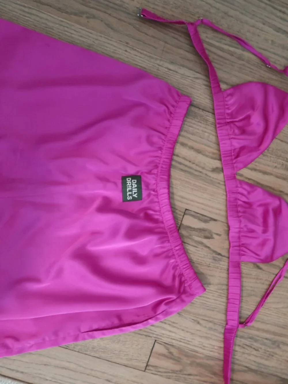 Daily Drills Resort Silk Bra and Shorts Set